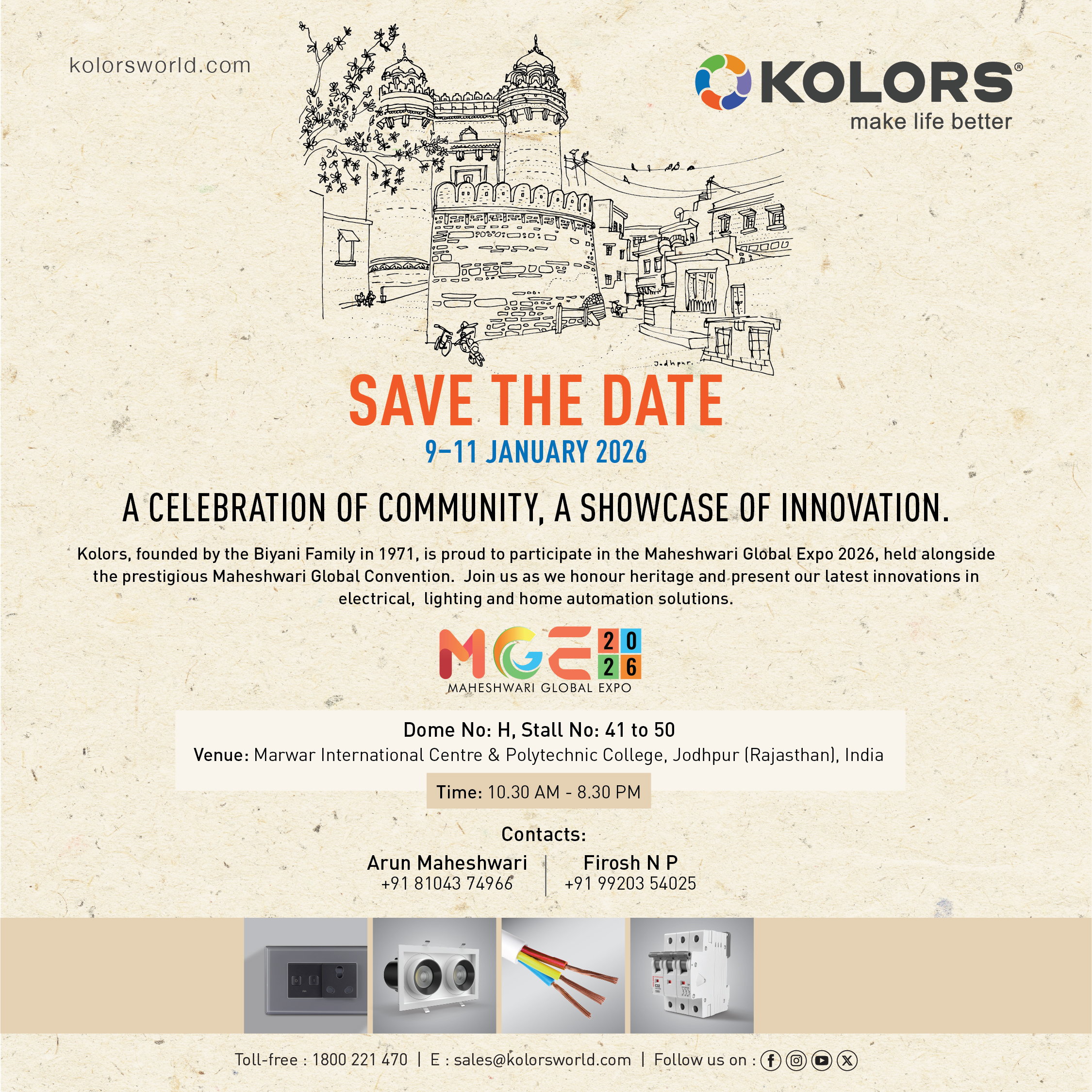 Maheshwari Global Expo 2026, Jodhpur Save the Date Mailer_R2 rev-02